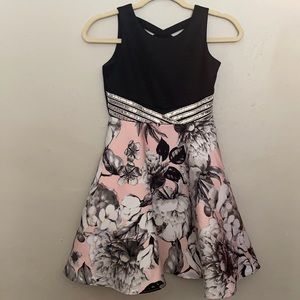 Tween Diva Size 10 Floral with Rhinestone